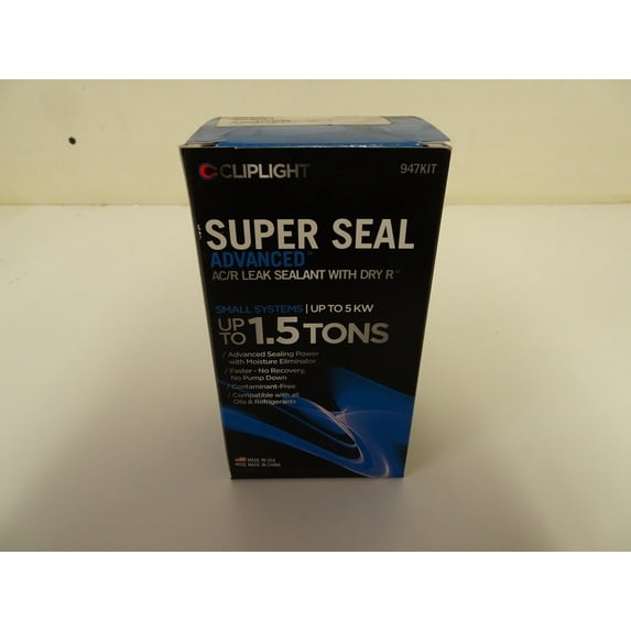 Cliplight Super Seal Advanced AC/R Leak Sealant with DRY R Seal Kit 947KIT