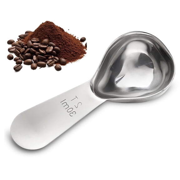 1 Pcs Coffee Scoop, Premium 2 Tablespoon Coffee Spoon for Ground Coffee and Tea, Ergonomic Handle
