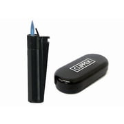 Clipper Black Jet Flame Lighters   Refillable Butane Torch Lighters   Wind Resistant Single Jet Flame   Adjustable Flame