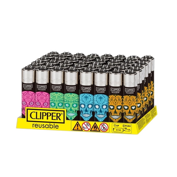 Clipper Classic Large | Printed - Sugar Skulls