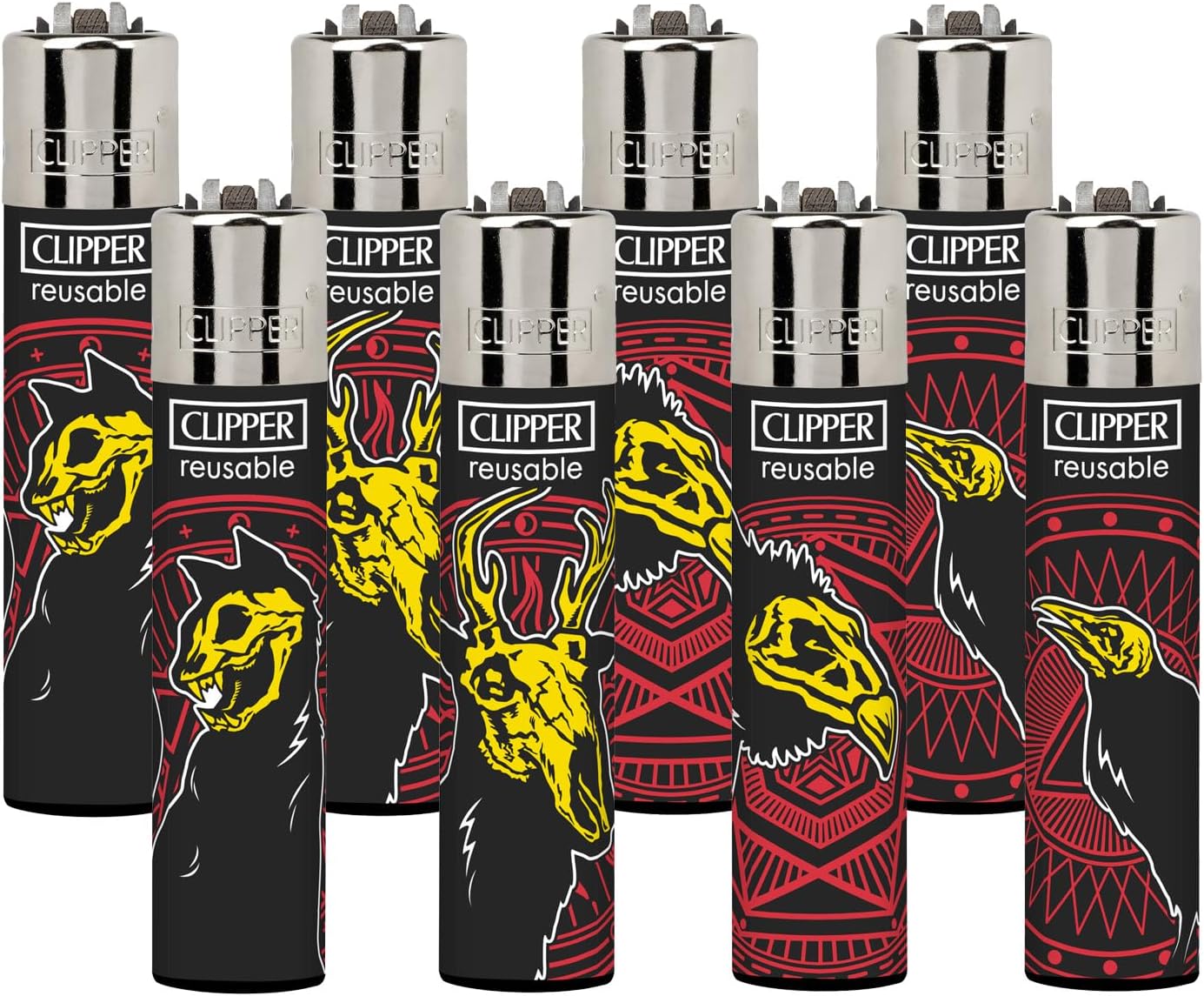 Clipper Classic Large Reusable Lighter Iconic Premium Refillable Lighters Bulk Pack