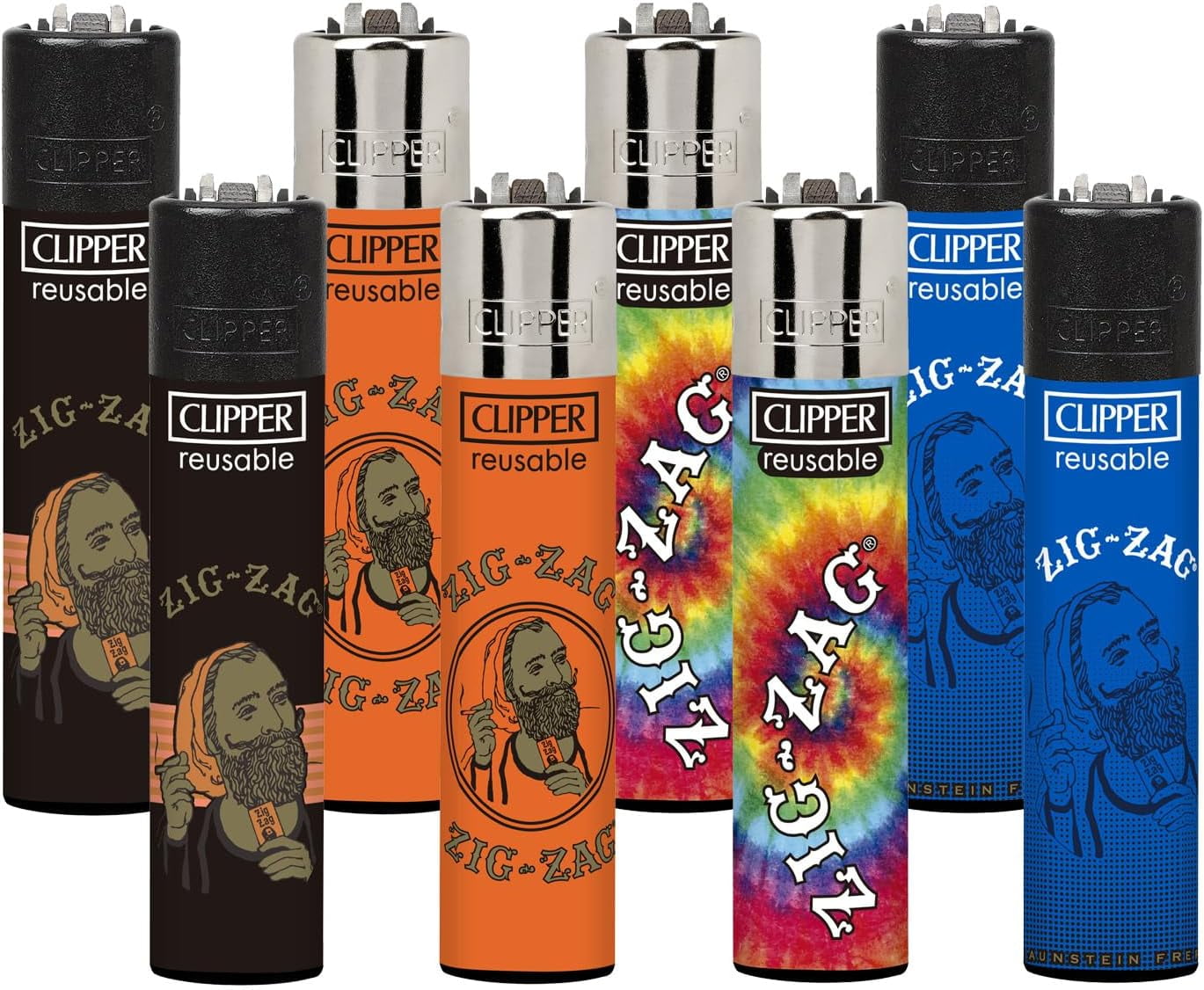 Clipper Classic Large Reusable Lighter Iconic Premium Refillable Lighters Bulk Pack