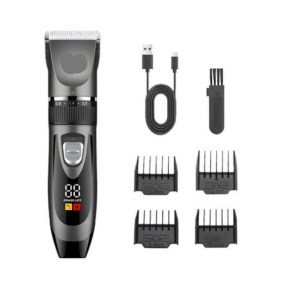 Clipper Pet Trimmer Cat Shaver Animal Foot Hair Cutting Machine Grooming Kit for Sheeps Rabbits ,Low Noise Pet Groomig Kit