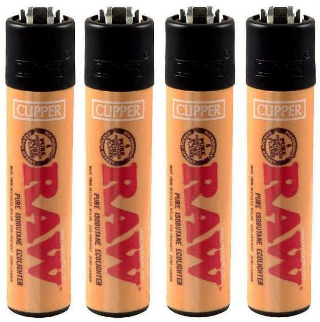 Clipper RAW Refillable Lighters Lot of 4