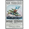 thumbnail image 1 of Clipper Ship Card, C1850. /Namerican Clipper Ship Card Announcing A Sailing From New York To San Francisco, C1850. Poster Print by  (24 x 36), 1 of 1