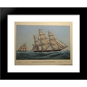 Clipper Ship 'Sweepstakes' 20x24 Framed Art Print by Currier and Ives