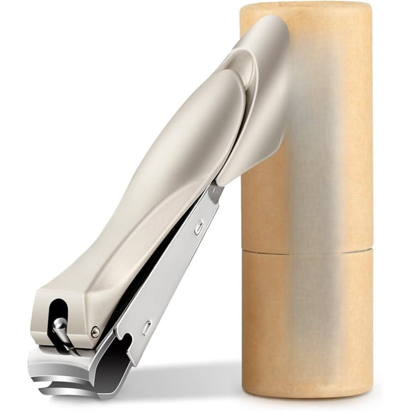 Clippers Stainless Steel Anti Splash Fingernail Manicure Tools Bionics Design Pedicure Scissor Trimmer ( Clipper (Large))