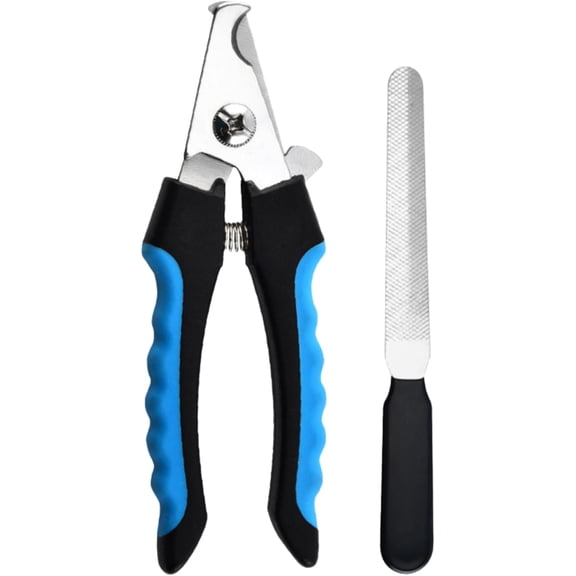 & Clippers & Trimmers - Extra Clippers with Stainless Steel & Safety Guard to Avoid Overcutting - Clippers with Non-Slip Grip & Lock Feature