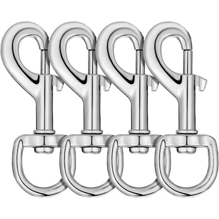 Clips Heavy Duty Dog Leash Clasp Leash Hooks Swivel Clip Swivel Snap Hook 4pcs