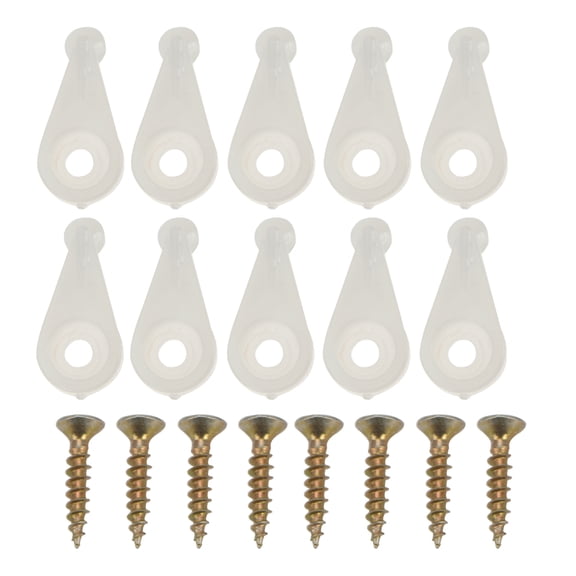 Clips Mirror Cabinet Retainer Clip Door Holder Panel Plastic Buckles Screws Bracket Mounting Window Laminate Transparent