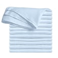 thumbnail image 1 of Clips N Grips Birdseye Flatfold Cloth Diapers, Light Blue - 12 Count, 1 of 1