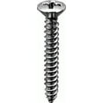 thumbnail image 1 of Clipsandfasteners Inc 100 #10 X 3/4 #8 Hd Phillips Oval Head Tap Screw Zinc, 1 of 3