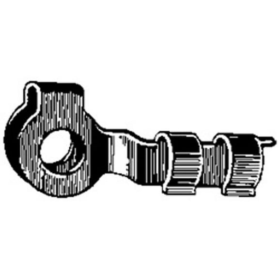 Clipsandfasteners Inc 100 Throttle Rod Clips 1/4 Rod Diameter (Right)