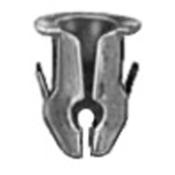 Clipsandfasteners Inc 100 Tubular Nut For 1/8 Stud .040-.045 Panel Range