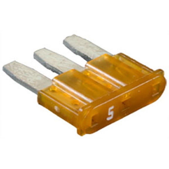 Clipsandfasteners Inc 2 Micro-Fuses 5 Amp Tan Color Compatible with Ford