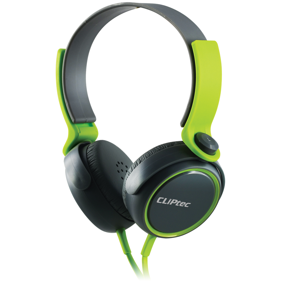 Cliptec Green Urban Roxx Muisc Stereo Multimedia Wired Volume Control ...