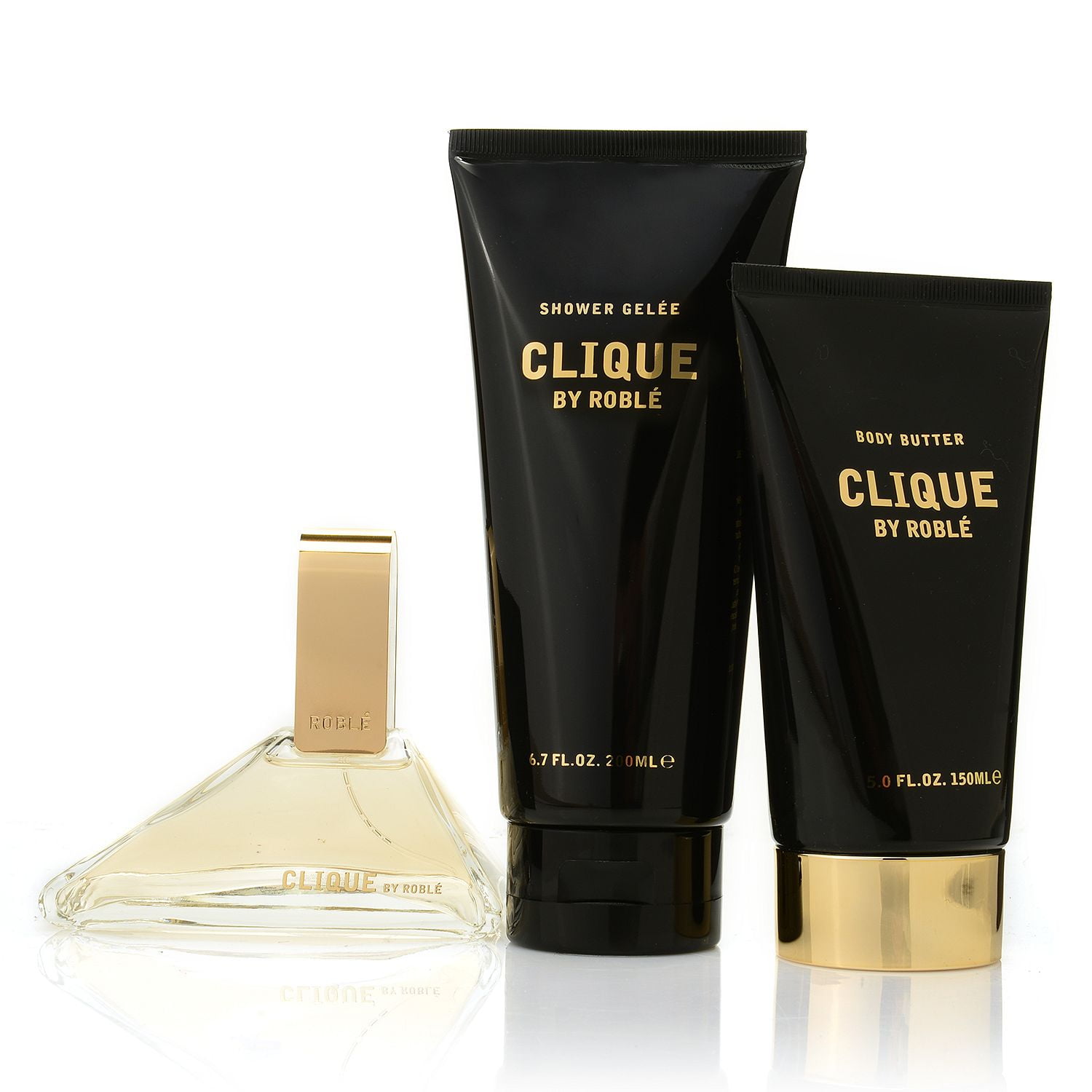 Clique By Roble Eau De Parfum, Shower Gelee And Body Butter 3-Piece Set