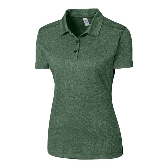 Clique LQK00079 Charge Active Womens Short Sleeve Polo-Bottle Green Heather-S