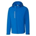 thumbnail image 1 of Clique Milford Waterproof Softshell Full Zip Hooded Mens Jacket Color: Royal Blue Size: XL, 1 of 2