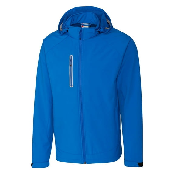 Clique Milford Waterproof Softshell Full Zip Hooded Mens Jacket Color: Royal Blue Size: XL
