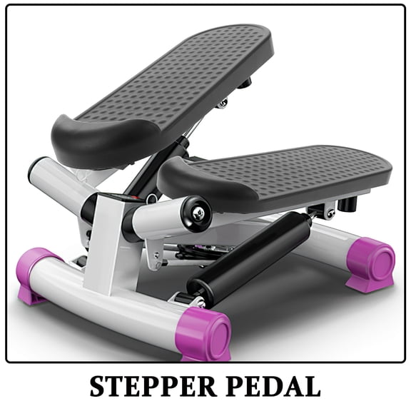 Clispeed 1 Pair Steppers For Exercise At Home Elliptical Machine Foot Pedals PP For Indoor Fitness