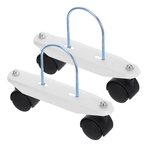 Clispeed 1Pair Universal Mobile Swivel Caster Bracket for Oil Filled Radiator and Patio Heater