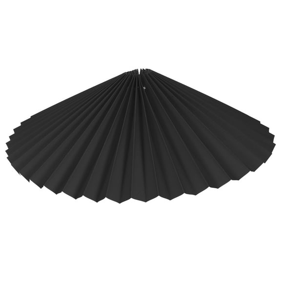 Clispeed Rustic Black Cloth Lamp Shade for Table Lamps Decorative Light Cover Suitable for Home Use