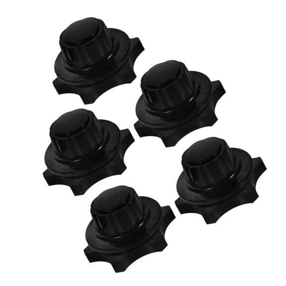 Clispeed Electric Fan Nut Caps Black Plastic Enhanced Stability Quick Installation 1Set