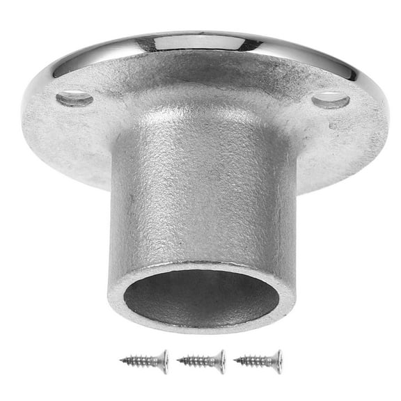 Clispeed 1Set Stainless Steel Marine Floor Drain with Screws for Boat Deck Effective Yacht Drainage System