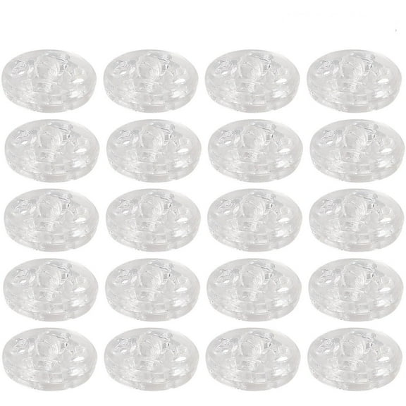 Clispeed 1000Pcs Practical Transparent Clothes Buttons Made of Premium Plastic