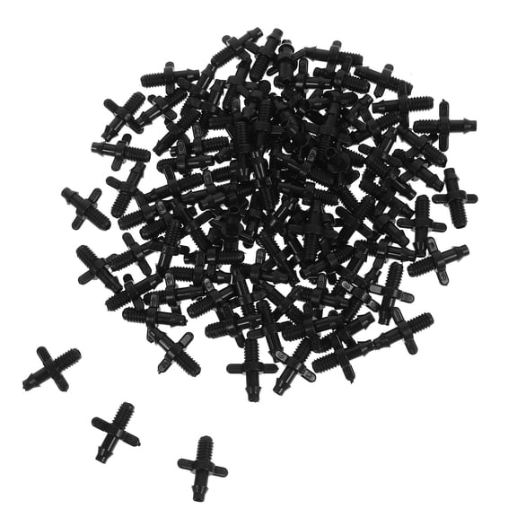 Clispeed 100Pack Hose Adapter Irrigation X Drip Female Hose Connector For Farmers Garden