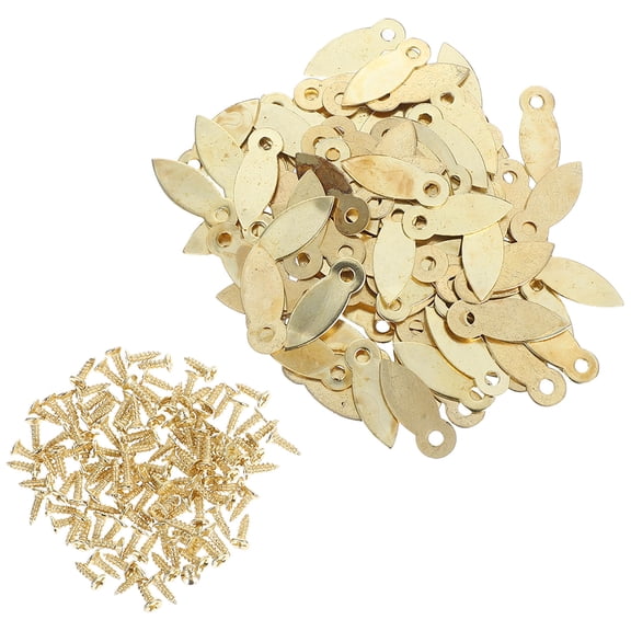 Clispeed 100Pcs Picture Frame Clips Back Heavy Duty for Golden Photo Frames