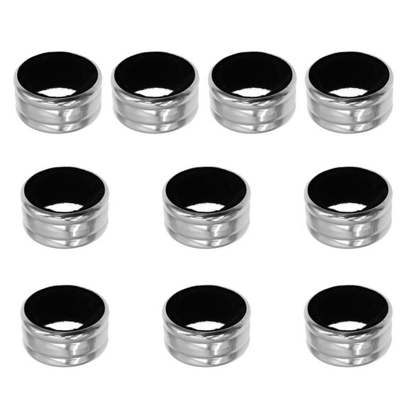 Clispeed Wine Spill Ring Wine Ring Silver 10Pcs Wine Accessories