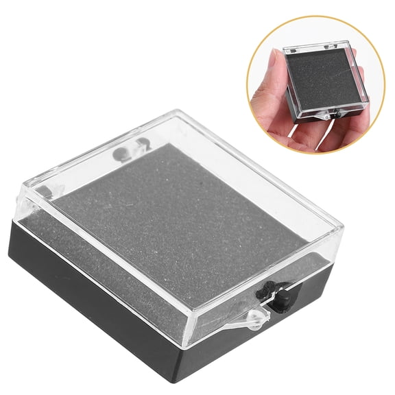 Clispeed 10Pcs Badge Display Case with Elegant Style for Pin Storage and Medal Showcase Multipurpose