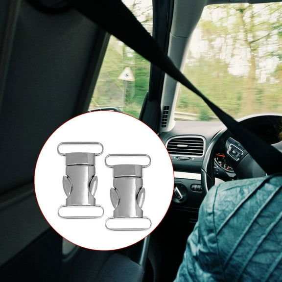 Clispeed 10pcs Parachute Buckle Metal Zinc Alloy Side Release for Custom Labeling