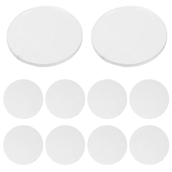 Clispeed 10Pcs Transparent Acrylic Display Bases for Tabletop Miniatures and Gaming Model Accessories