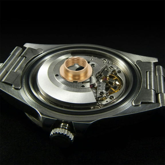 Clispeed 12 Pcs Clock Accessories Quartz Clock Movement Nut Metal Countersunk Design DIY Projects