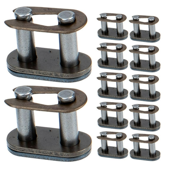 Clispeed Chain Connector Link Motorcycles Connector Link Black 12Pcs