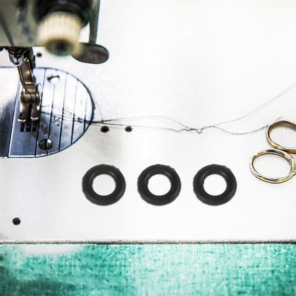 Clispeed 15Pcs Reliable Rubber Rings for Sewing Machine Winder Compatible with Various Models
