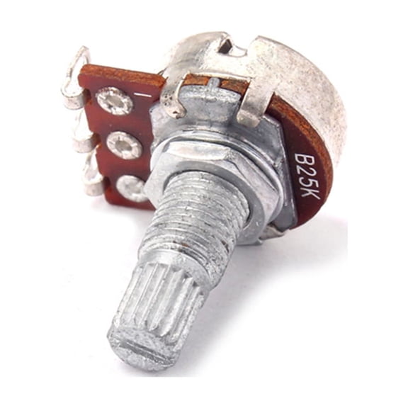 Clispeed Guitar Potentiometer Electric Bass Guitar Volume Tone Potentiometer with Split Shaft