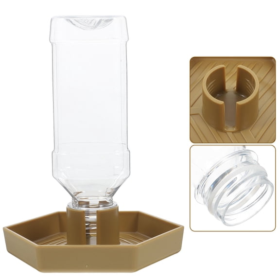 Clispeed Reptile Tank Automatic Water Feeder Made with Food Grade Materials for Healthy Drinking