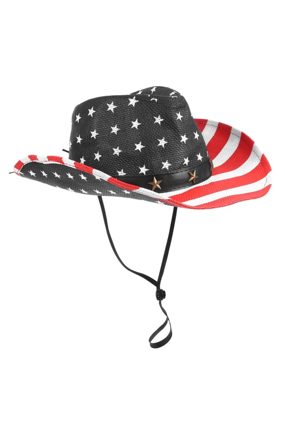 Usa Flag Hat with Unique Patriotic Design Easy to Wear for Fourth of July