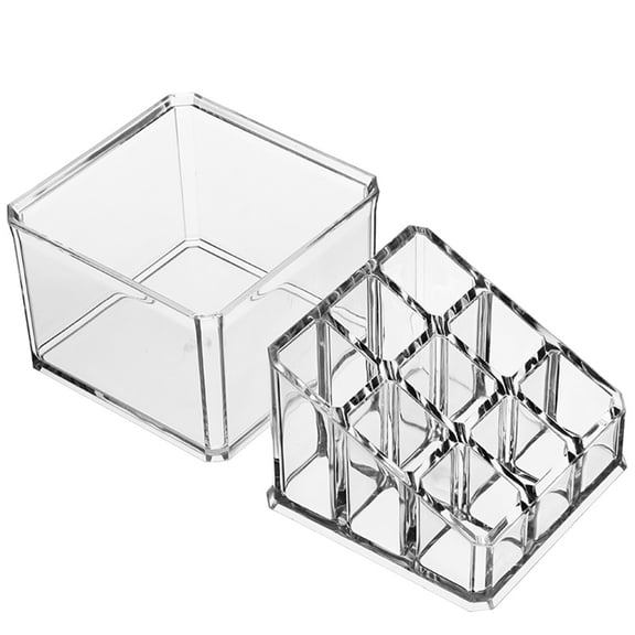 Clispeed 1Set Lipstick Holders Acrylic Transparent Organizer for Home Use Daily Convenience