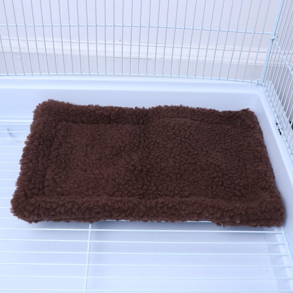 Clispeed Pet Mat Bed for Small Animals Warm Grey 1Pcs