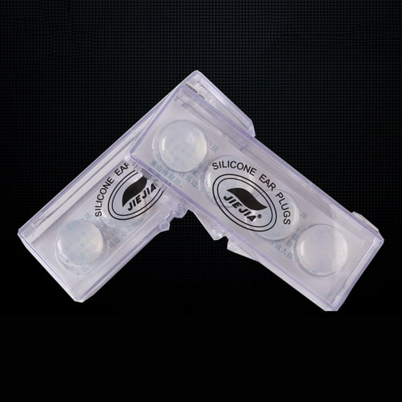 Clispeed Swim Water Earplugs 2 Pair of Waterproof Silicone for Kid and Adult