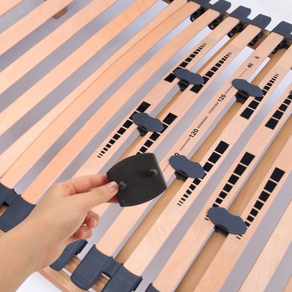 Clispeed 20Pcs Bed Frame Plastic Slat Holders End Caps for Reliable Bed Base Furniture Accessories