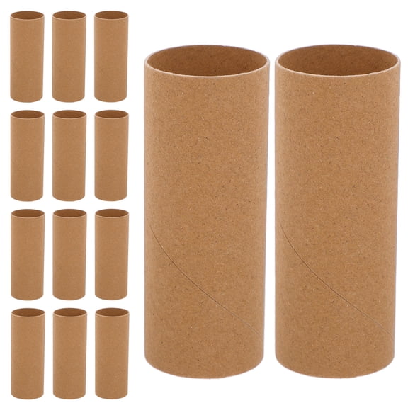 Clispeed Versatile DIY Paper Tubes Chocolate Color for Crafting 20Pcs