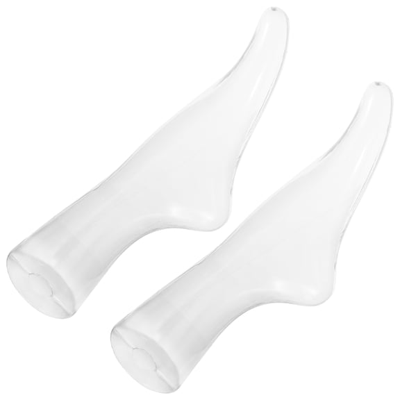 Clispeed 2Pcs Sock Display Stand Foot Mannequin Display Holder PE Foot Model for Business Owners