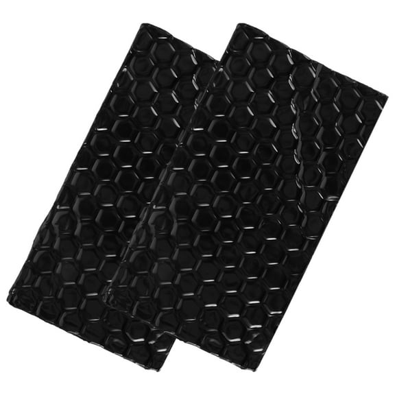 Clispeed 2Pcs Butyl Noise Dampening Sheet Automotive Soundproofing Mat with Easy Adhesive Installation
