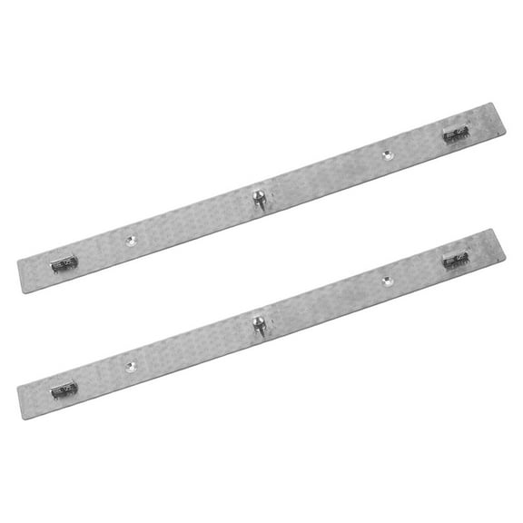 Clispeed 2Pcs Animation Peg Bar Metal Ruler Silver For Fixing Animation Position Artists Crafters